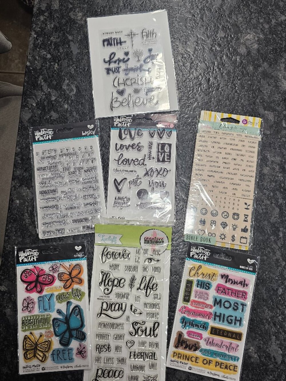 Illustrated Faith & Creative Worship Clear Stamp Set Bundle